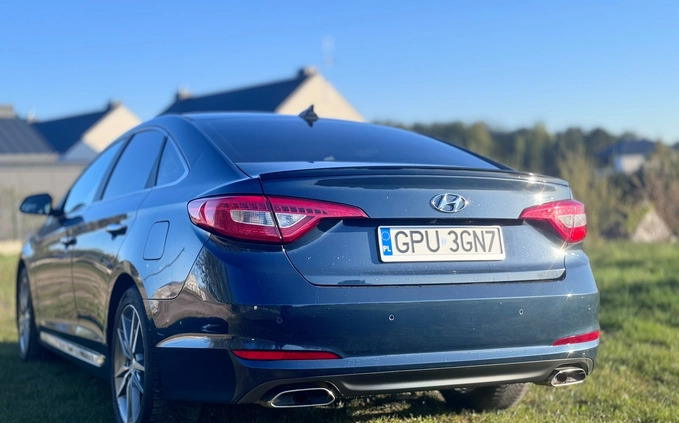 Hyundai Sonata cena 70900 przebieg: 76800, rok produkcji 2016 z Trzcianka małe 67